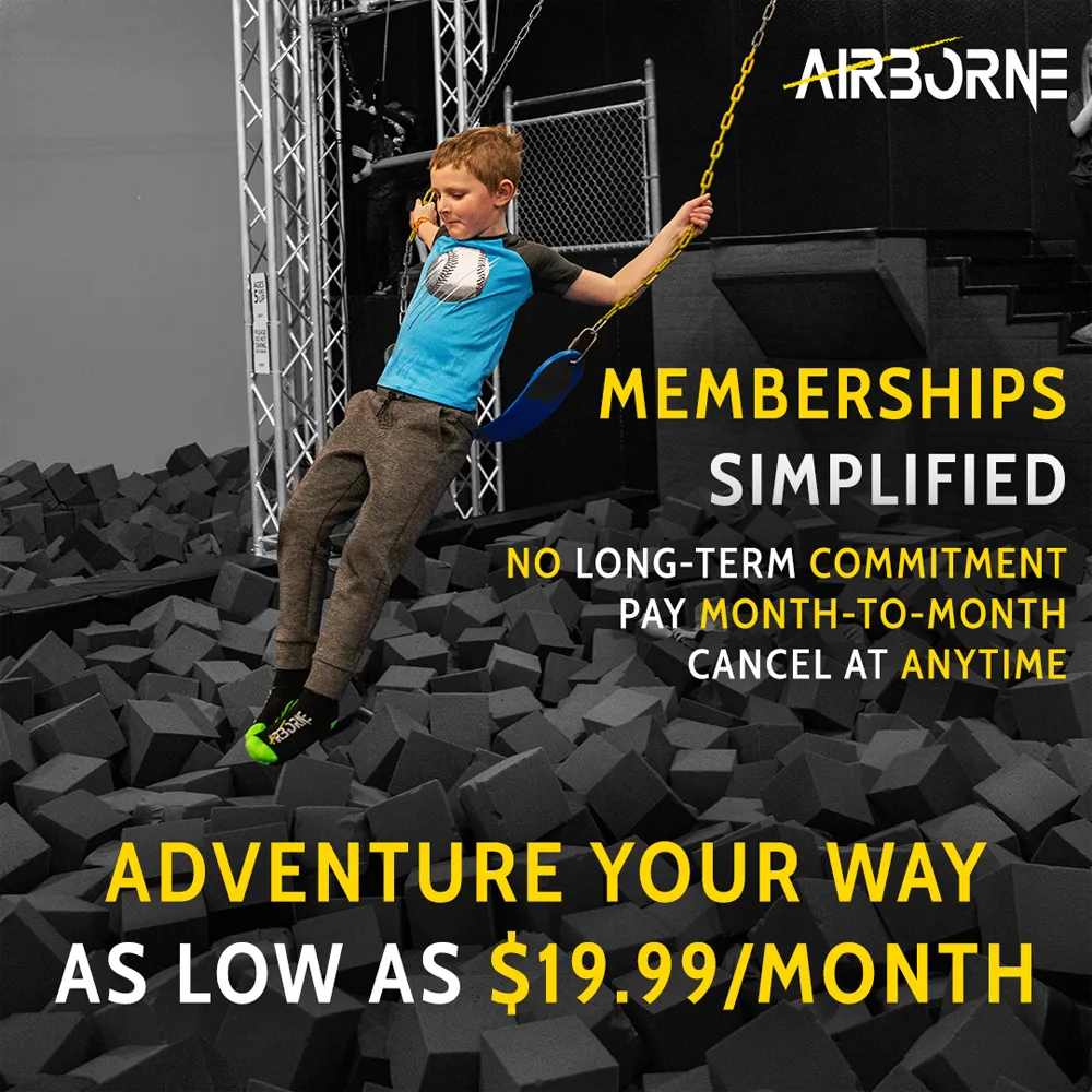 New Membership's, New Adventures! Sign up now.